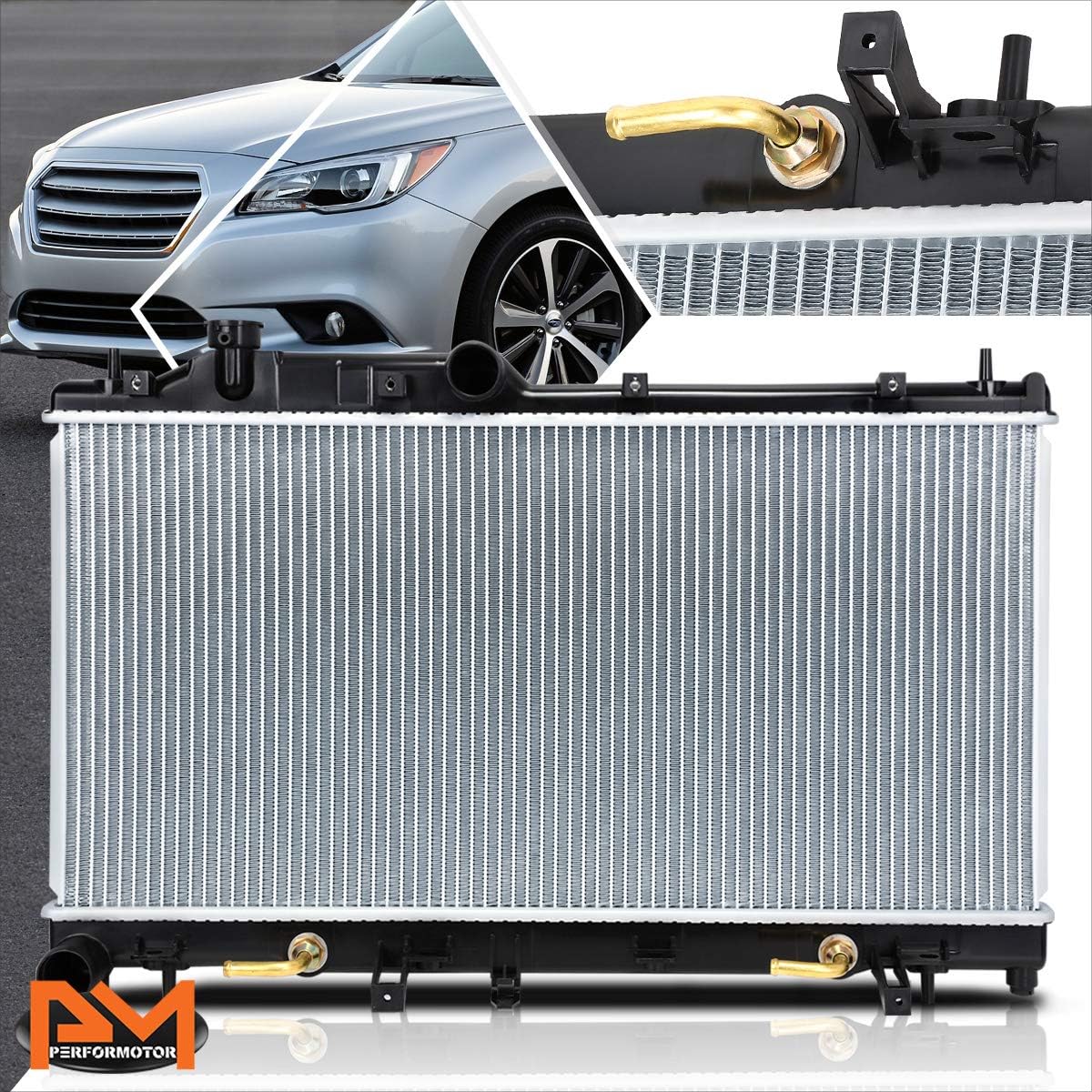 DPI-13092 Aluminum Radiator Compatible with Subaru Forester/Impreza/Legacy AT/MT 05-17