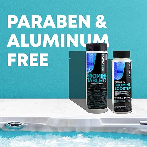 Miniatura 7 de AquaDoc - Tabletas de bromo y refuerzo de bromo para bañera de hidromasaje de spa, incluye tabletas de spa de 1.5 libras y gránulos de bañera de