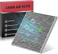 Vista 23 de BDFHYK 2 filtros de aire de cabina CF10136 con carbón activado compatibles con Chevy Uplander 2005-2009, Venture 2001-2005, compatibles con Buick