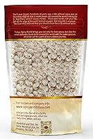 Vista 8 de Spicy World Phool Makhana (nuez de zorro, semillas de raíz de loto reventadas, semillas de lirio de agua reventadas), 7.05 oz (7 onzas) ~ Crudo liso