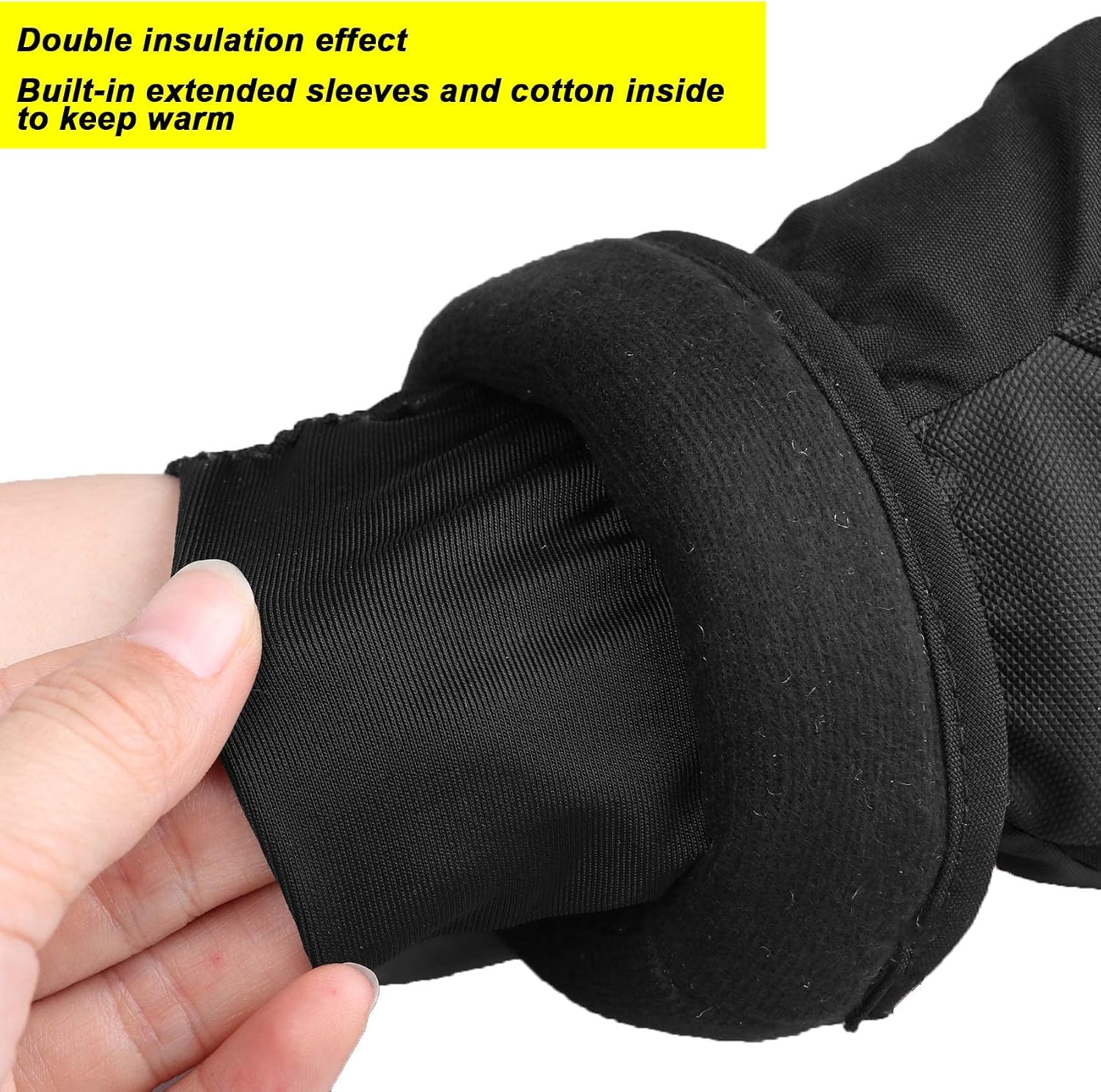 MAGARROW Kids Winter Warm Gloves Windproof Water-Resistant Snow Boys Girls Sport Gloves - Image 4