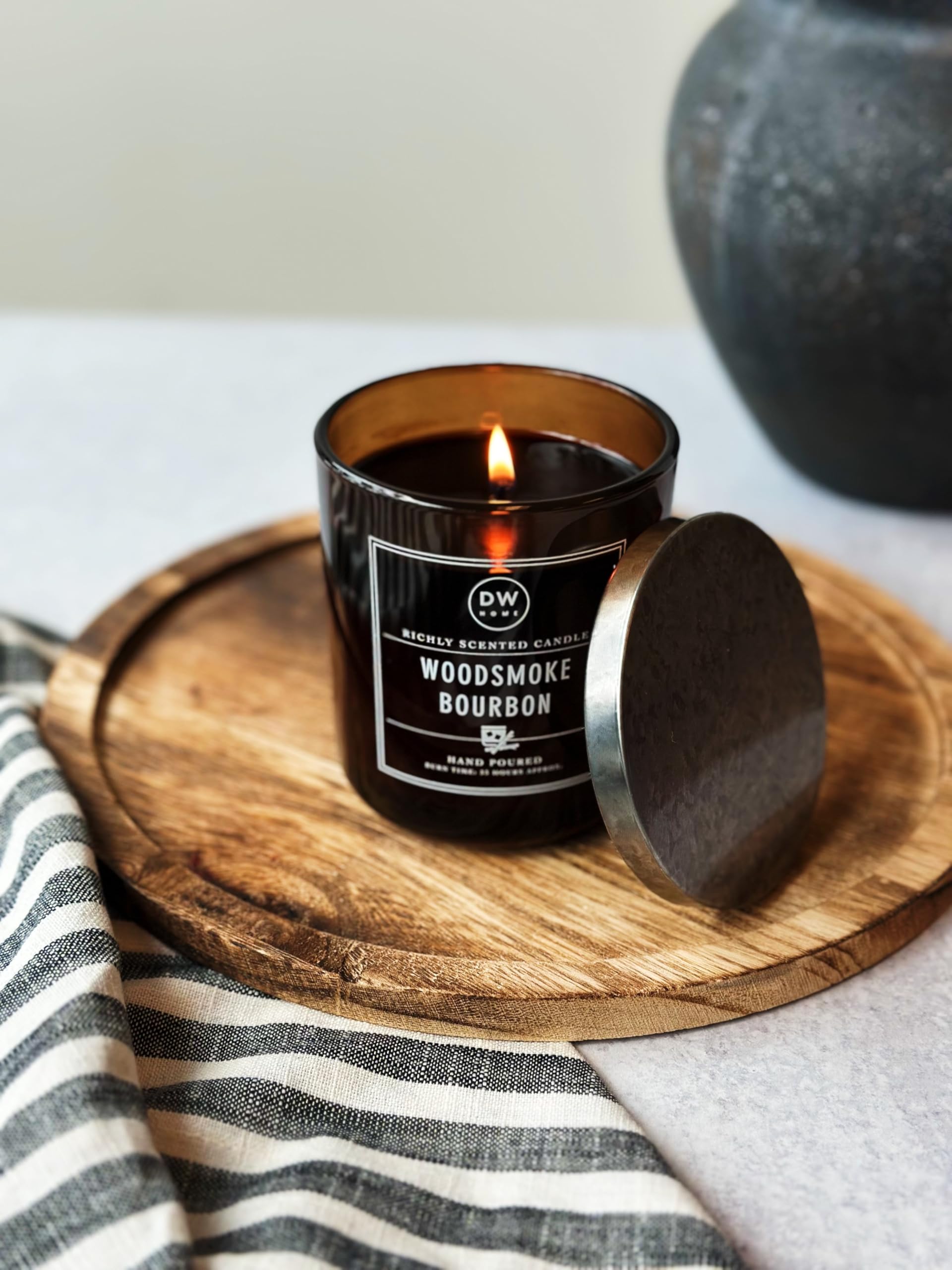 woodsmoke and tobacco candle Amazon.com: DW Home Woodsmoke Bourbon Candle for Home, 9 oz, Medium Single  Wick Candle Jar, Up to 33H Burn Time, Luxury Scented Candle for Relaxation,  Gifting, Home Decor : Home & Kitchen