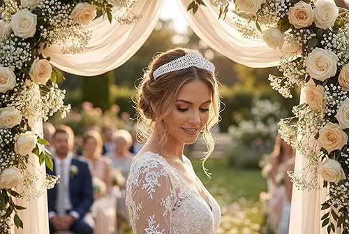 Miniatura 2 de Tiaras de boda de circonita cúbica para novia, pequeñas, dulces, 16 cumpleaños, graduación, corona, concurso, coronas, coronas para quinceañeras de