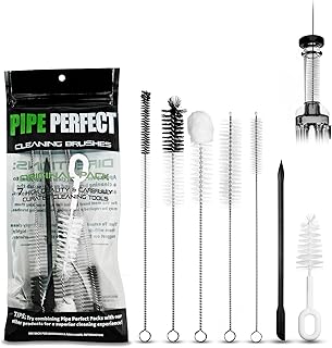 Pipe Perfect | Original (Mid-Sized) | 7pcs Multi-Purpose Brush Pack | Pipe Cleaner for Small Pipe and Tube Cleaning Brush Kit