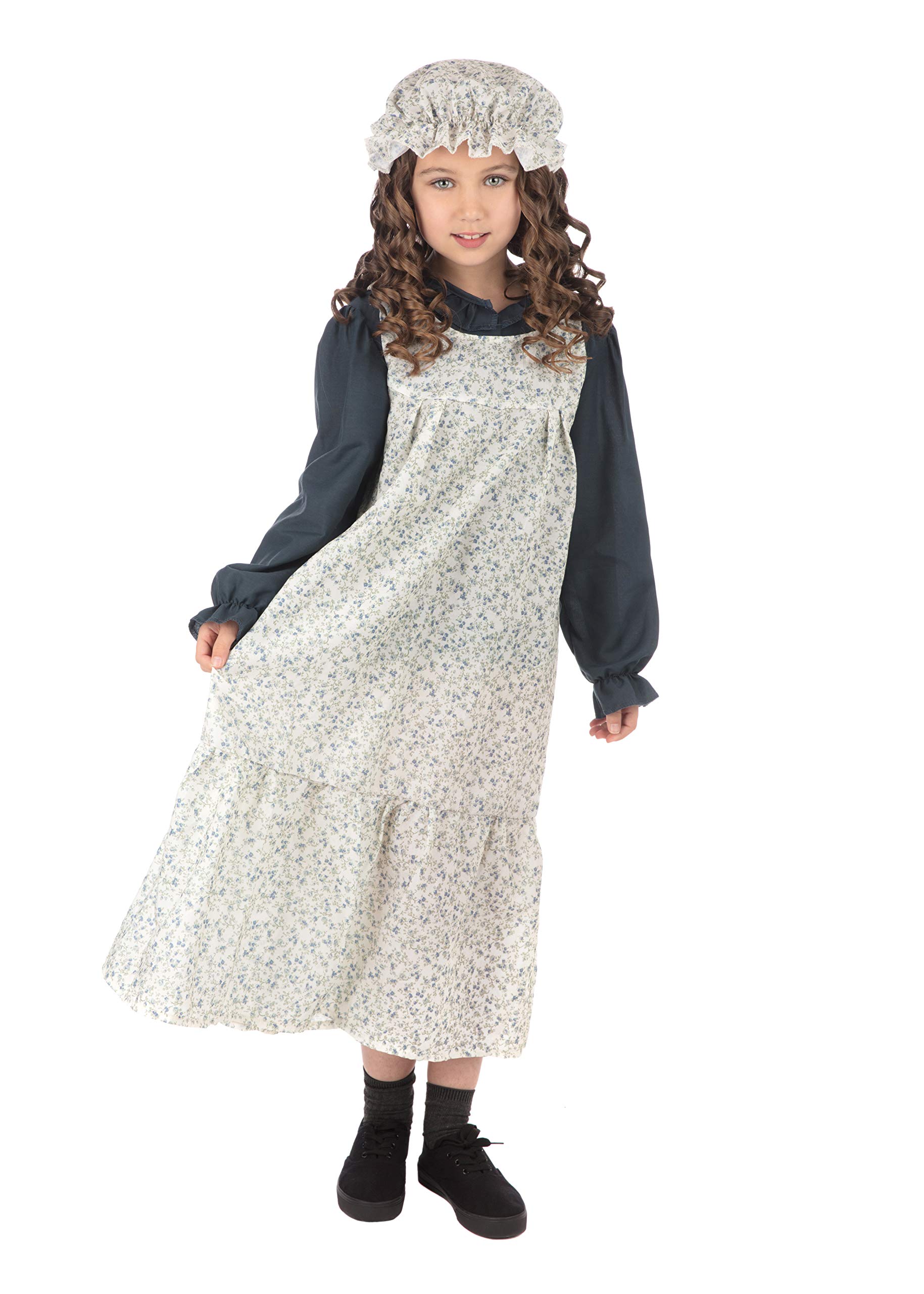 Bristol Novelty CF235S Classic Victorian Girl (Small) Costume, Multi-Colour