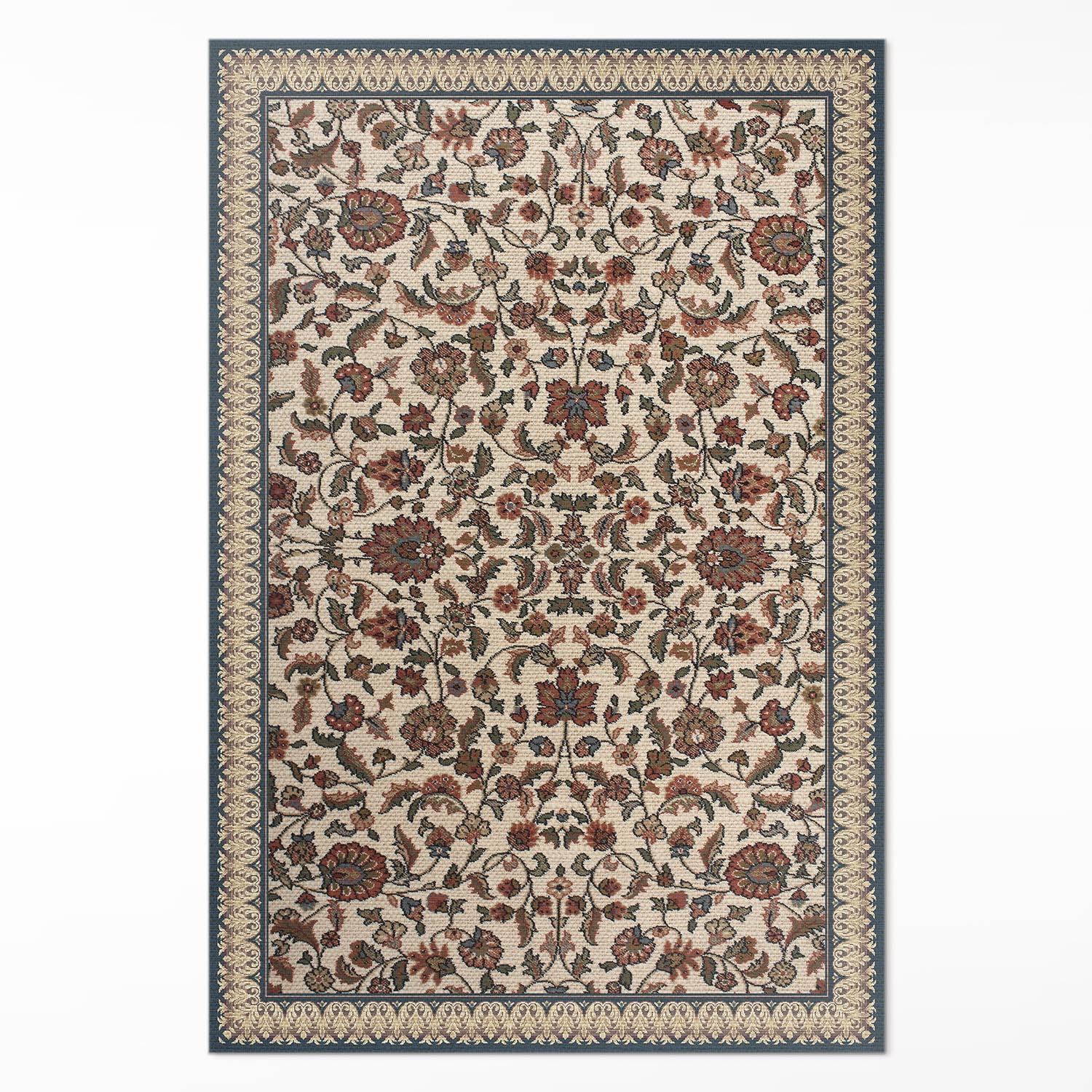 Tapis en vinyle 100x150 cm rectangle entretien facile pour sol de maison pvc