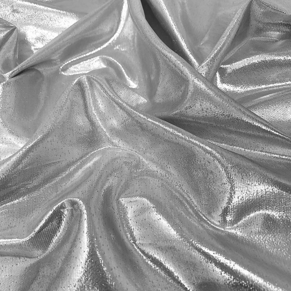 Tissue Lame Silver, Fabric by the Yard