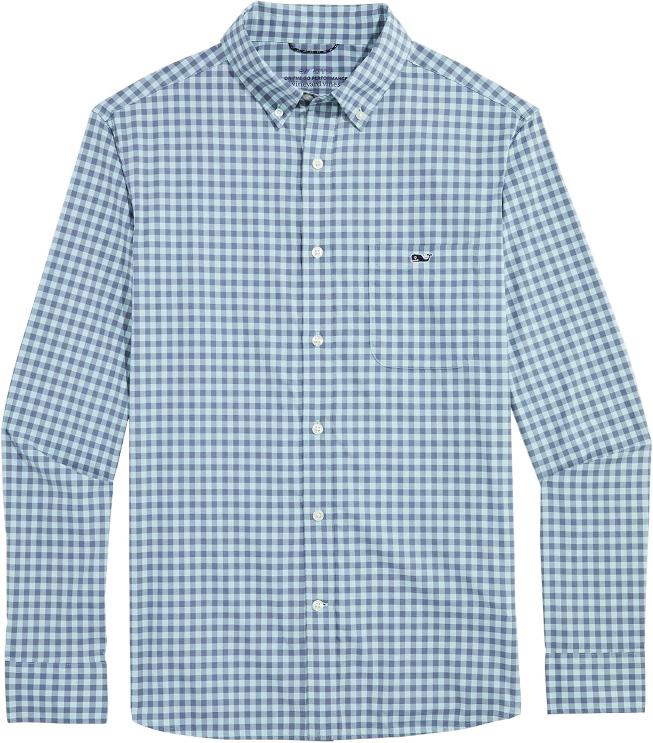 Vineyard Vines Mens Topsail Gingham Featherweight Performance Shirt