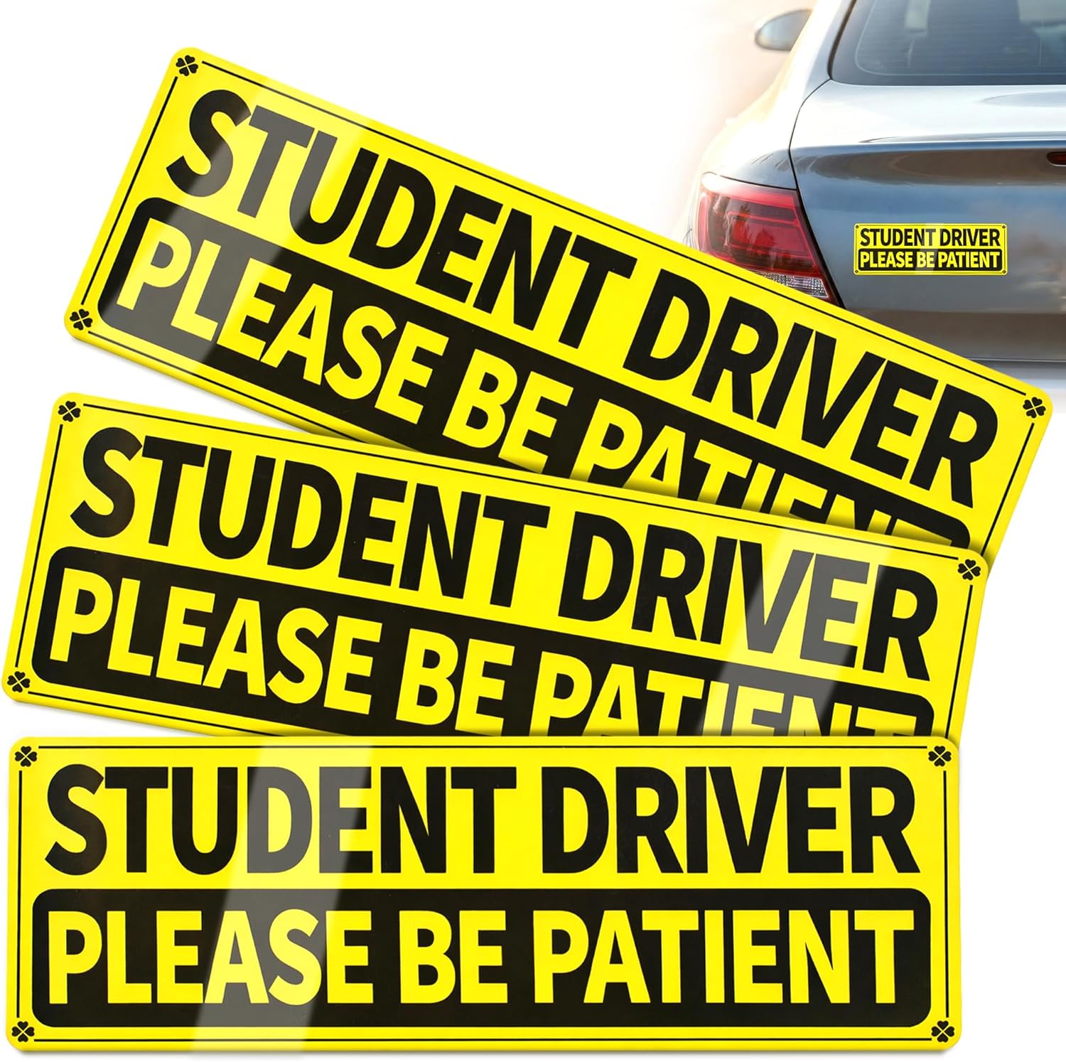 Student Driver Magnet 3-Pack Just $3.09 at Amazon