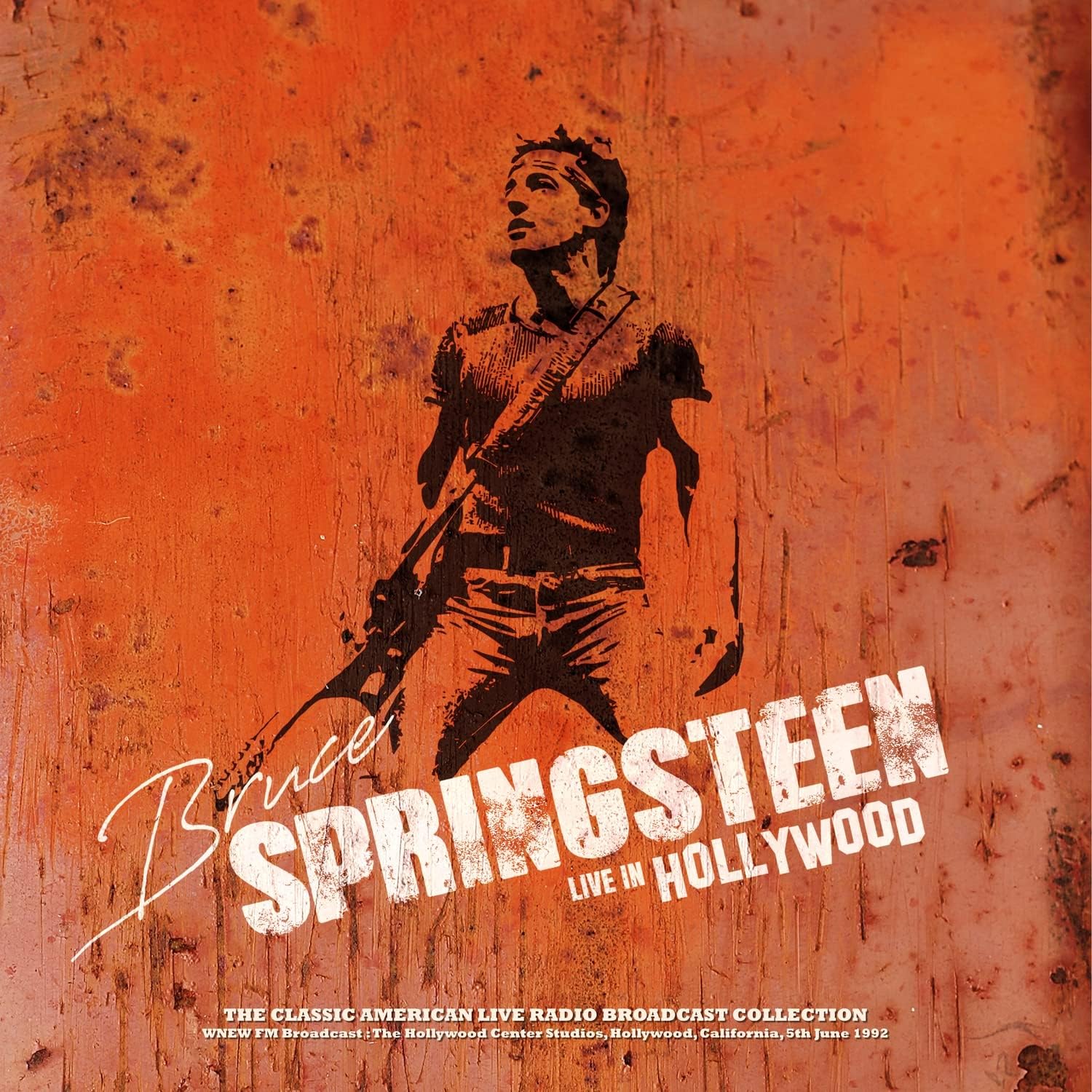 BRUCE SPRINGSTEEN - VIVERE A HOLLYWOOD 1992 ARANCIONE TRASPARENTE