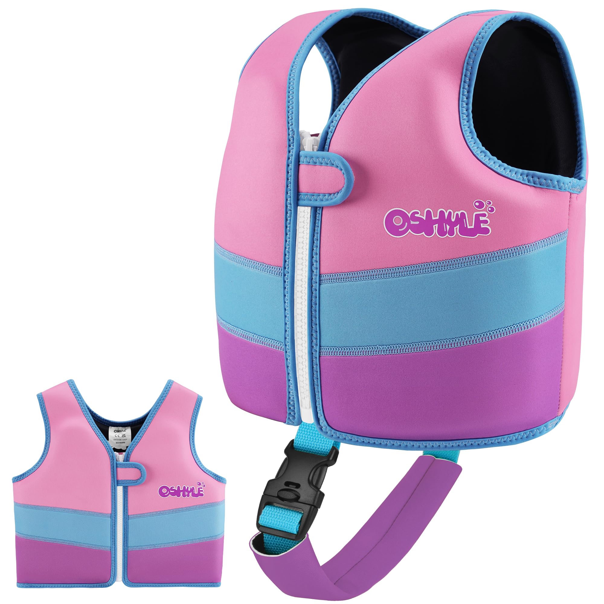 OSHYLE Giubbotto da Nuoto in Neoprene per Bambini - Aiuto Ideale per Il galleggiamento per Bambini