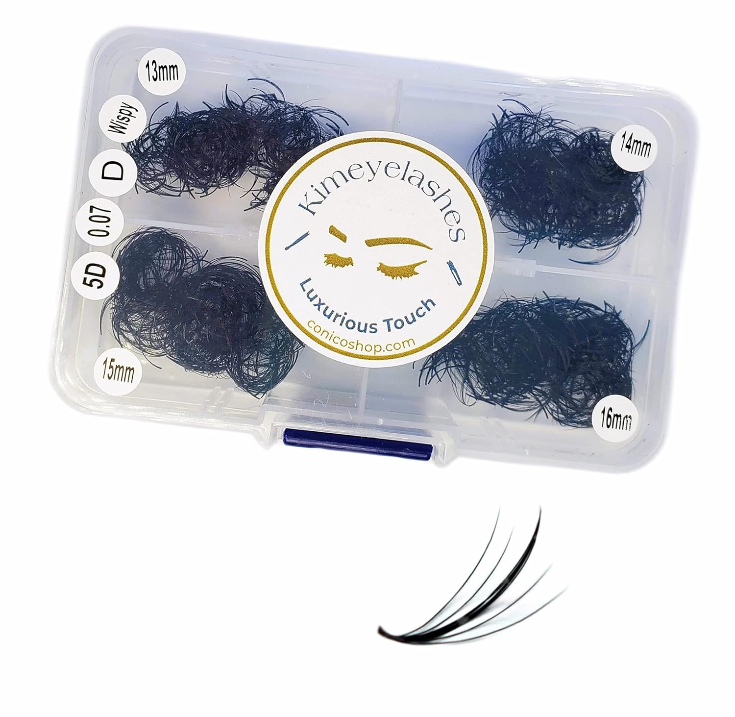 1000 Premade volume fans Mixed 4 lengths 9-12 | 11-14 | 13-16 CC, D Curl Wispy Handmade eyelash extensions supplies Russian volume lash promade fan Kimeyelashes (9mm - 12mm, 5D Wispy - 0.07 - D)