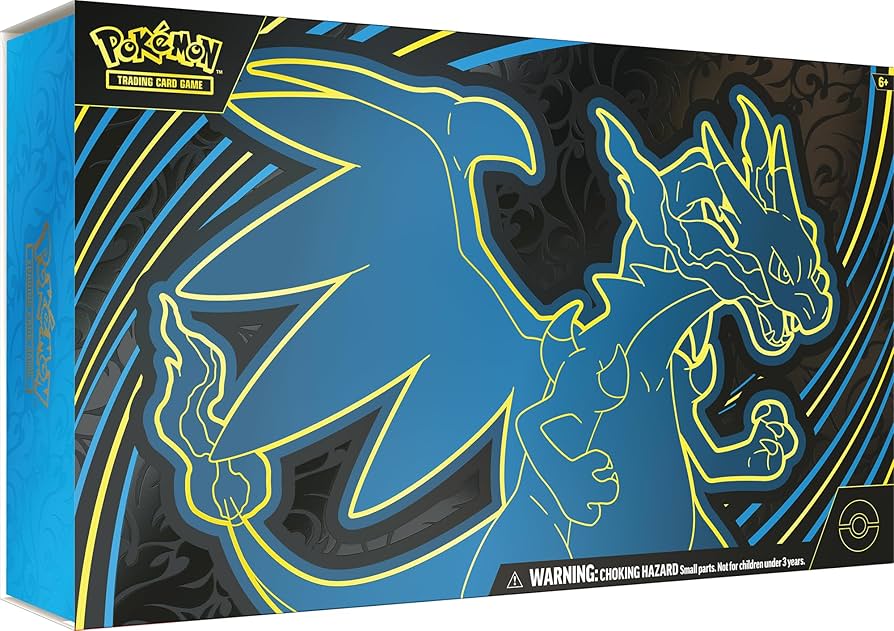 Amazon.com: Pokémon TCG: Mega Charizard X ex Ultra-Premium