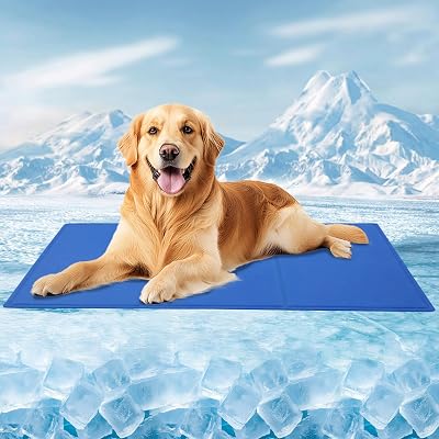 REDCAMP Dog Cooling Mat Large,Self-Cooling Gel Pad for Dogs Cats