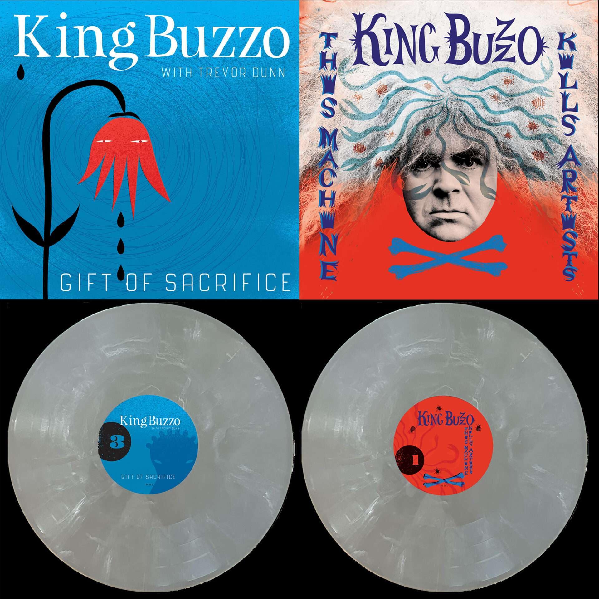 KING BUZZO - This Machine Kills Artists/Gift Of Sacrifice - Vinyl (LP)