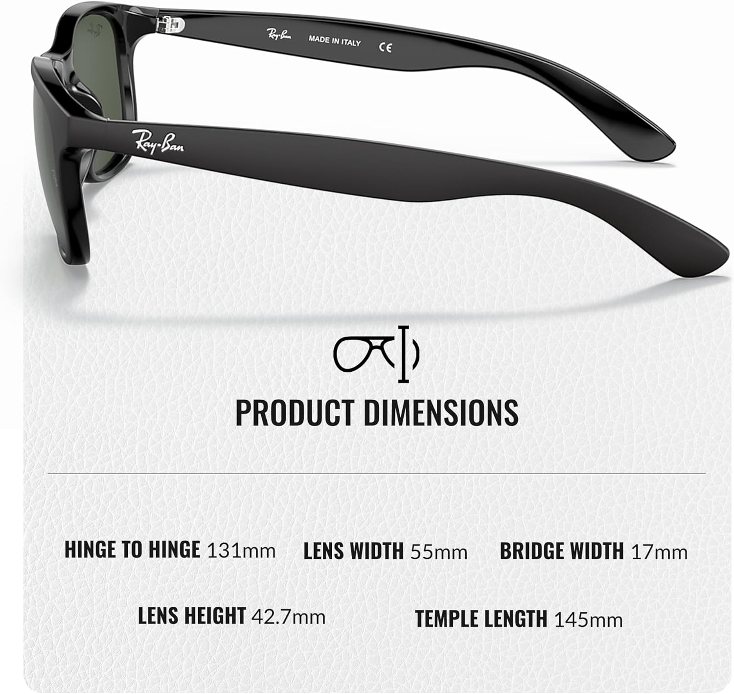 Ray-Ban RB4202 ANDY Square Shaped Sunglasses for Men & Women with Official RAYBAN Eyewear Kit - Image 5