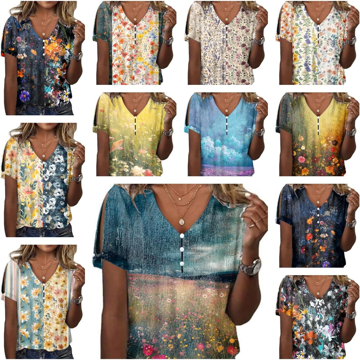 Mardi Gras Shirts for Women Short Sleeve V Neck Carnival Graphic Oversized Casual Fashion Vacation Party Tunic Tops - Image 2