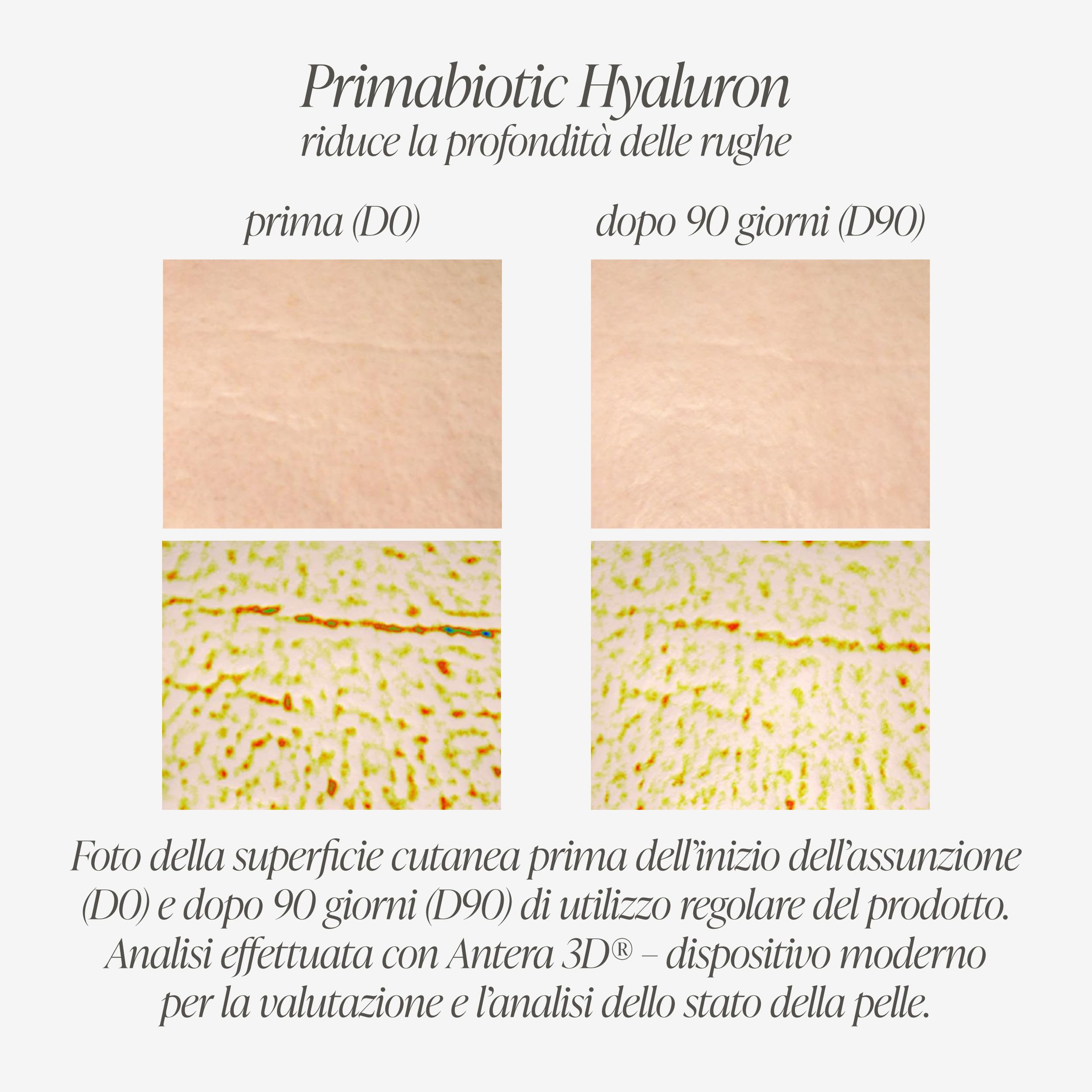 Collagene + Acido Ialuronico da Bere – Primabiotic Duo Pack | 60 Flaconcini da 30 ml | Collagen 10000 mg + Hyaluron 250 mg | Integratori Liquidi per Pelle Idratata e Luminosa