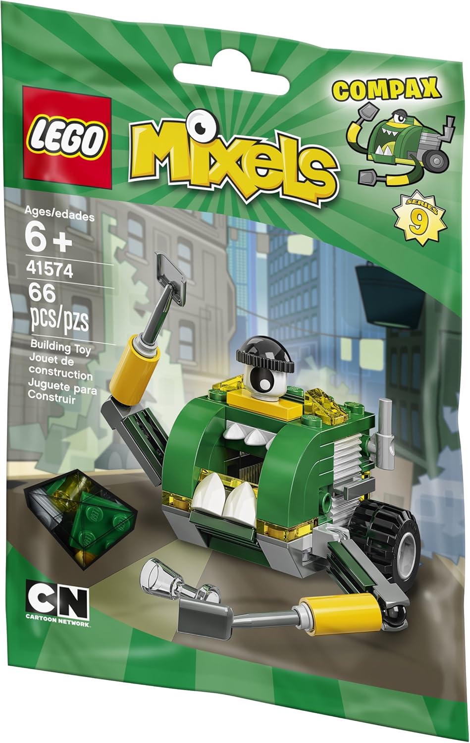 LEGO Mixels 41574 Compax Building Kit (66 Piece)