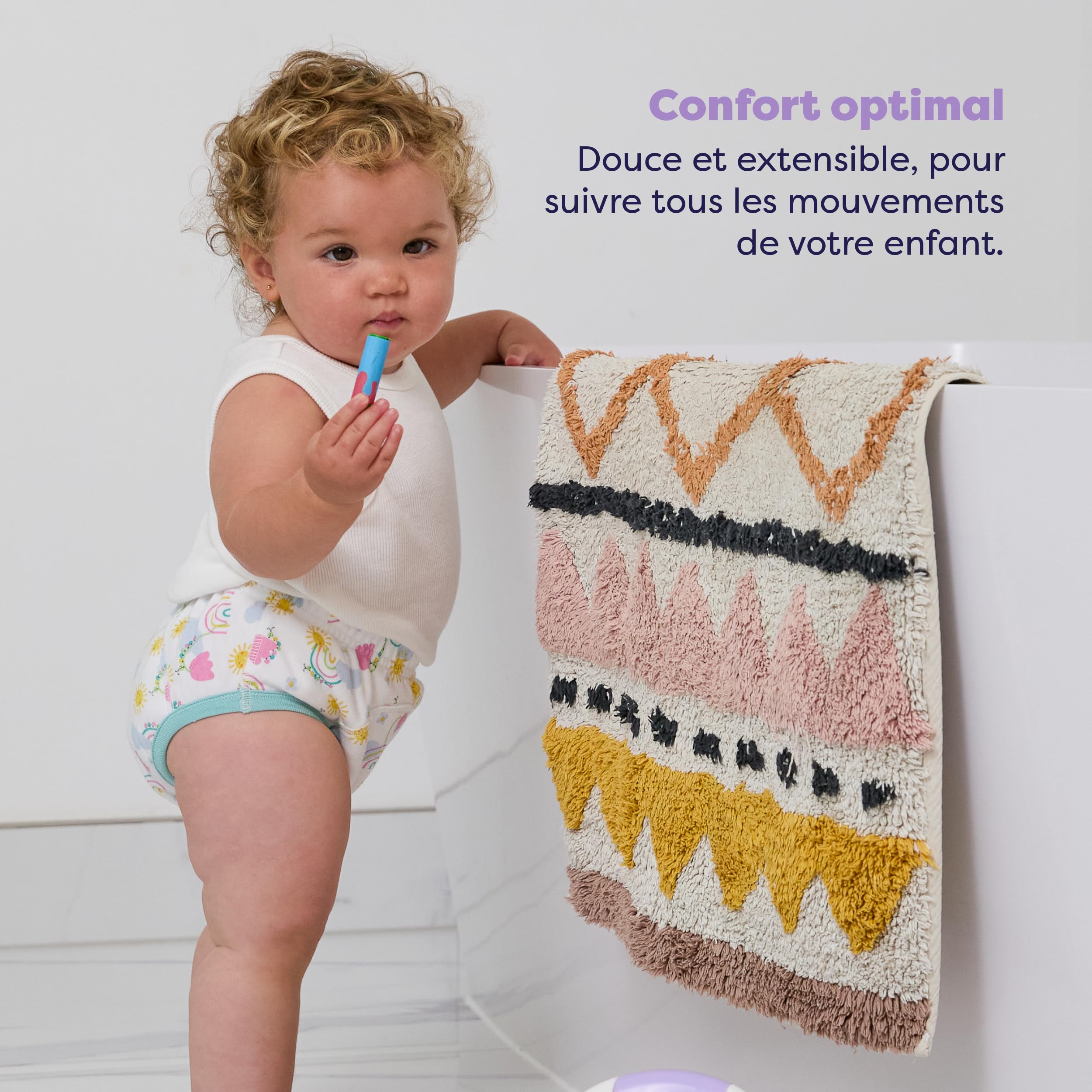 Bambino Mio MEILLEURES Lot de 5, Culotte Apprentissage propreté (FÊTE AU JARDIN / 2 à 3 ans) Fille Garcon, Coton rembourrées pour bébé Propreté Enfant Doux Lavable