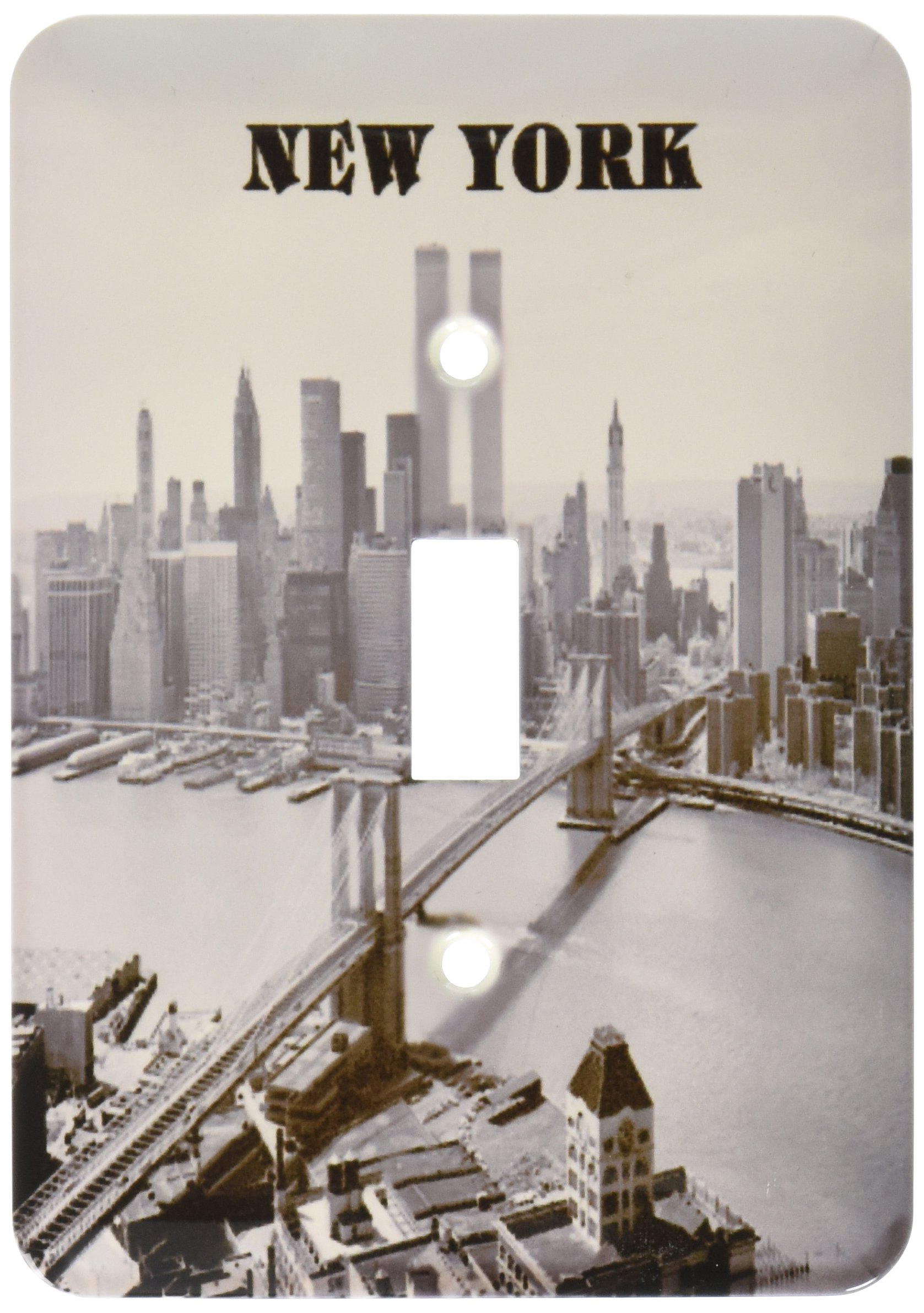 Interrupteur double tours Brooklyn 1972 impression monochrome