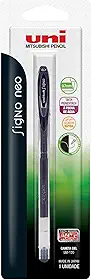 Uni-ball Signo NEO UM-120 Caneta Gel - Preta - Blister c/1 unidade