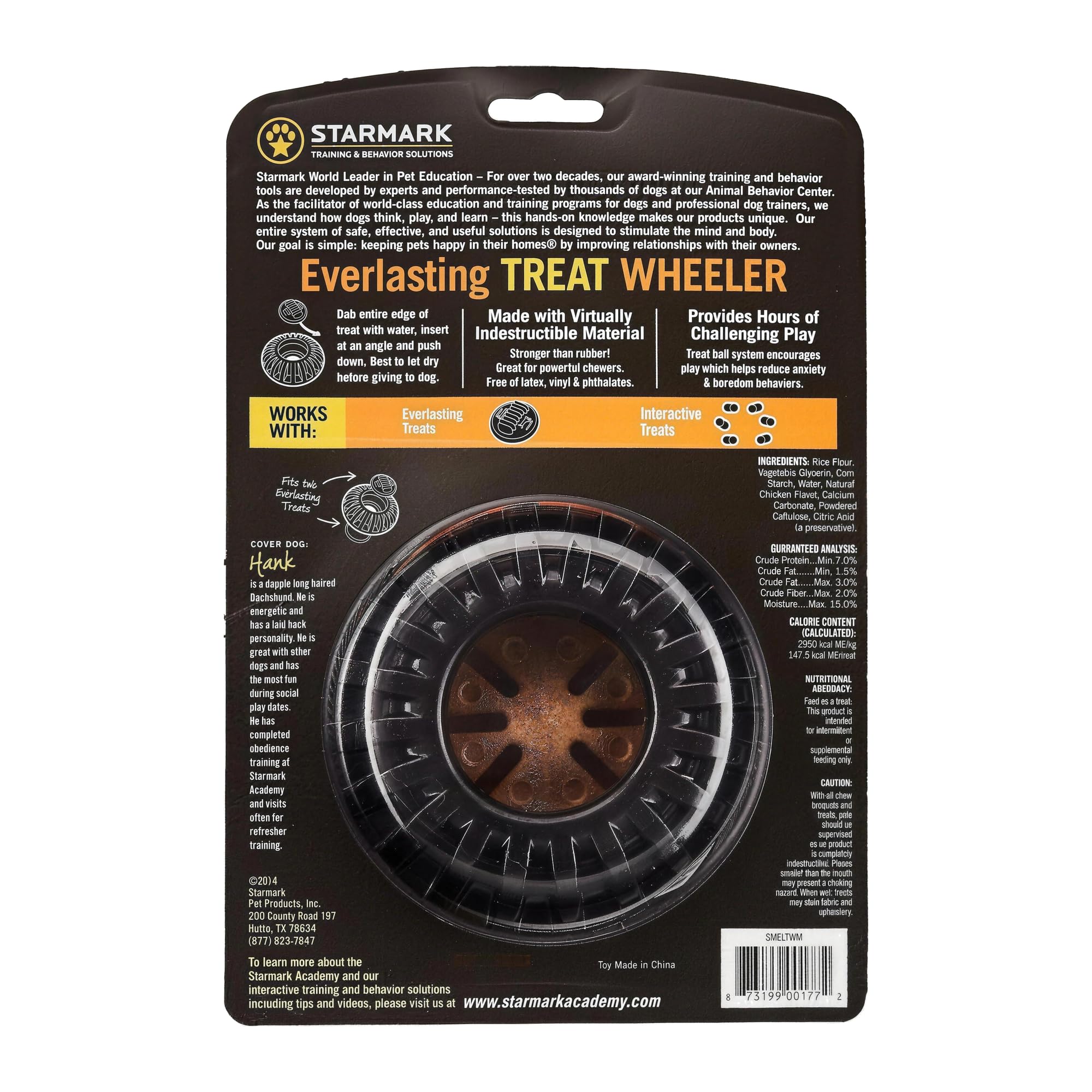 STARMARK Everlasting Treat Wheeler Jouet pour Chien Taille M