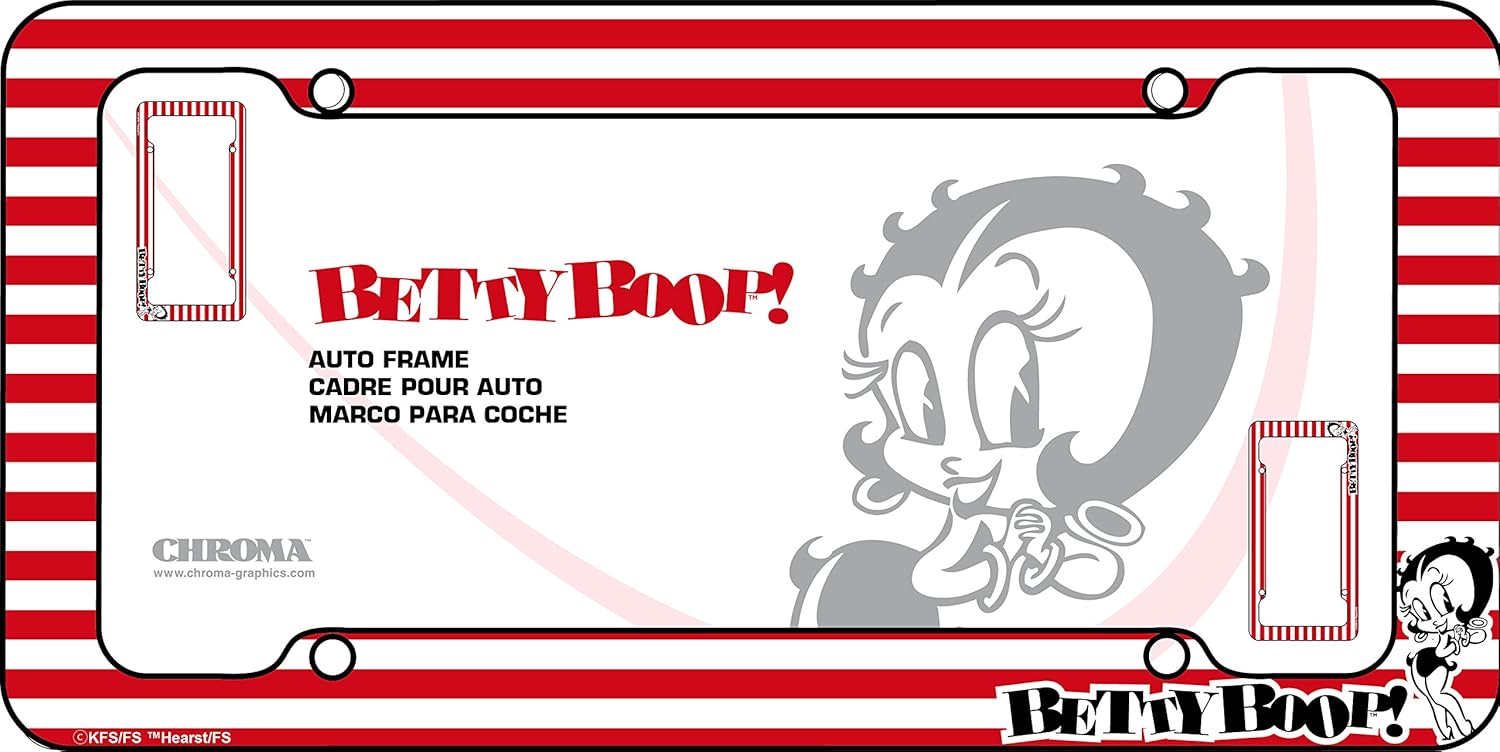 Chroma Graphics Classic Betty Boop License Plate Frame (2)