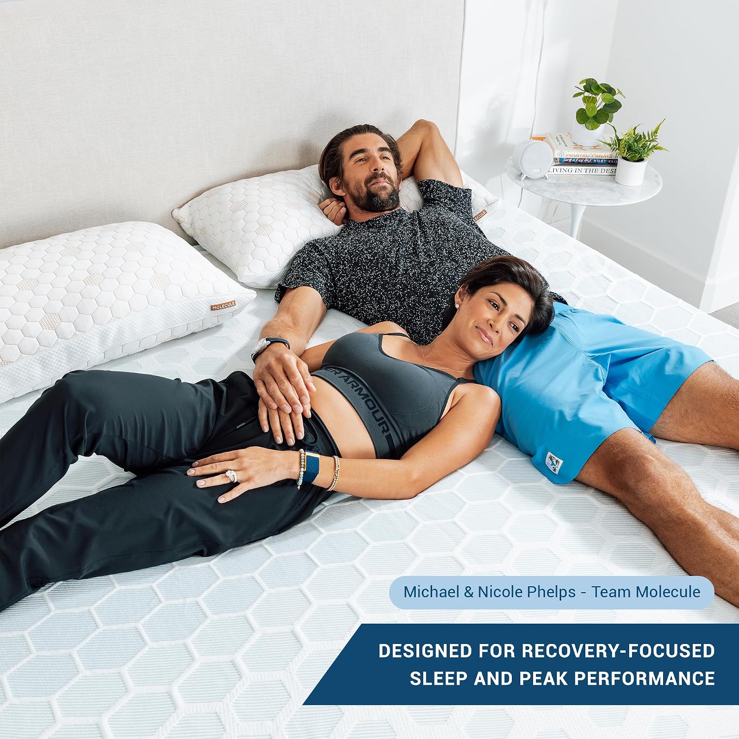 MOLECULE 3" Triple Zone PRO Pressure-Relieving Gel Memory Foam Mattress Topper, Full