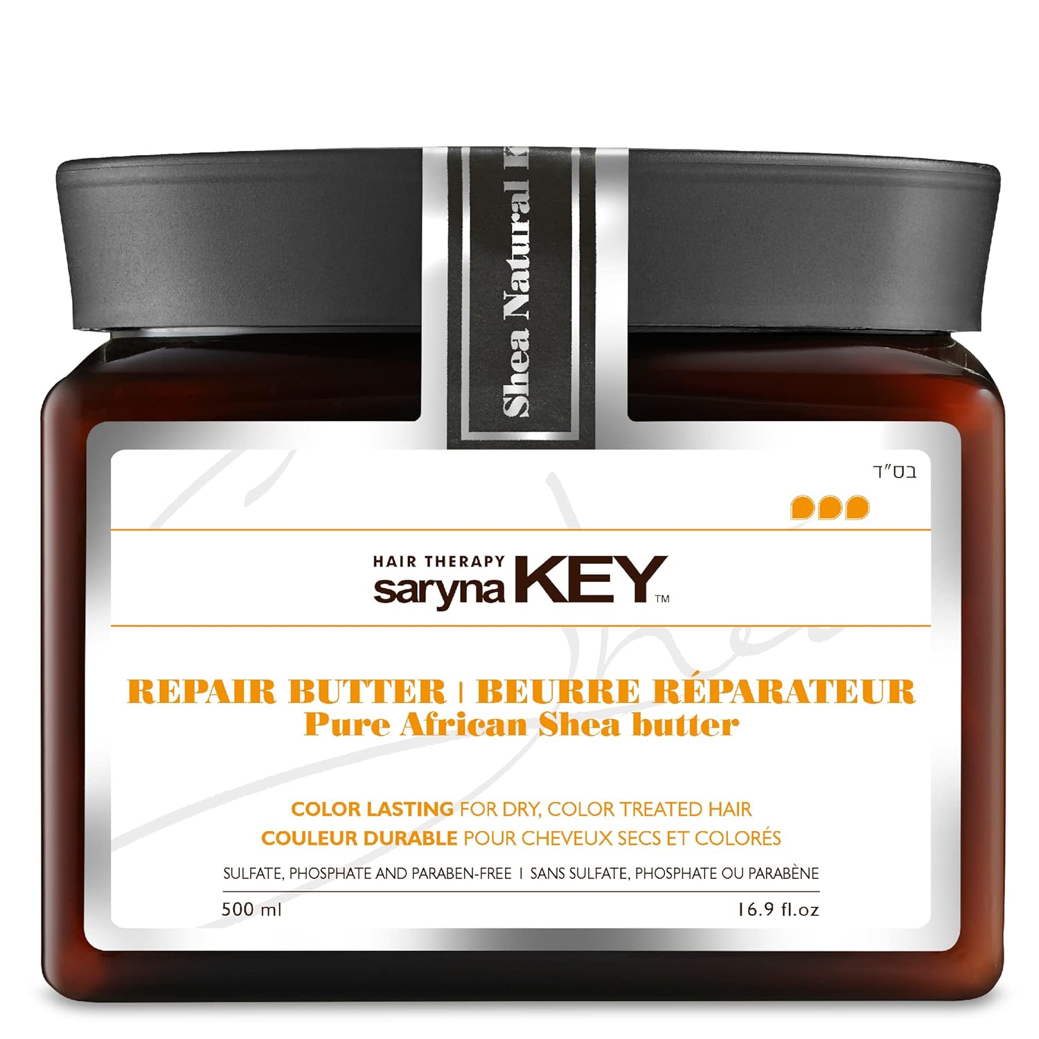SARYNA KEY Color Lasting Treatment Butter for Color Treated Hair, Shea Butter Hair Mask for Dry Damaged Hair, Deep Conditioning Keratin Hair Treatment for Shine Softness & Color Protection (500ml)