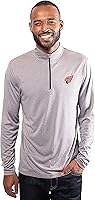 Vista 15 de Ultra Game NFL Official Adults Super Soft Quarter Zip Long Sleeve T-Shirt Gris Caliente Carbón