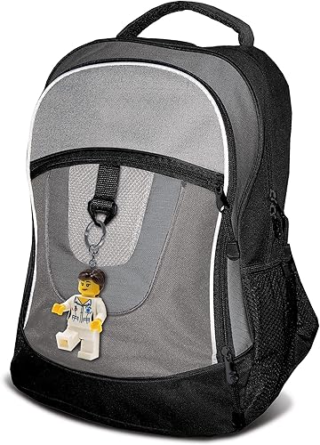 Miniatura 8 de LEGO KE186 - Llavero de luz clásica para enfermera, figura de 3 pulgadas de alto, Blanco