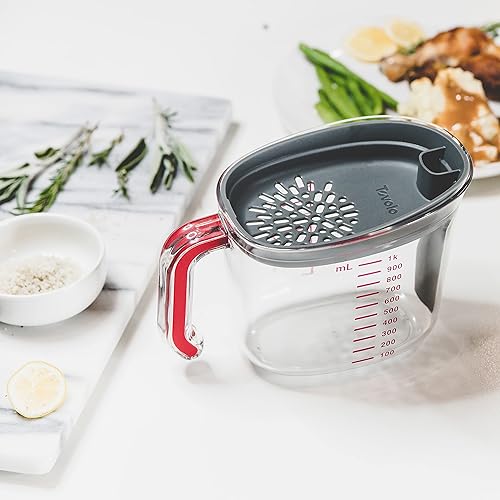 Miniatura 12 de Tovolo Colador de salsa para barco, taza separadora de grasa, accesorio de cocina para medir, verter y otros alimentos o preparación de comidas, 1