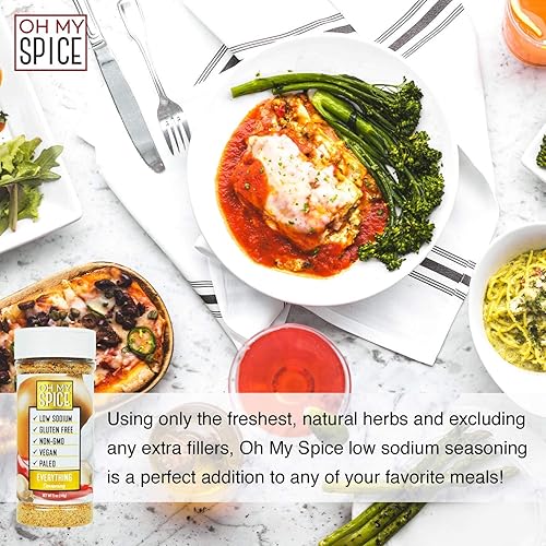 Miniatura 8 de Zesty Ranch - Condimento Keto bajo en sodio de Oh My Spice  0 calorías, 0 carbohidratos, 0 azúcar, sin gluten, paleo, sin OMG, sin MSG sin