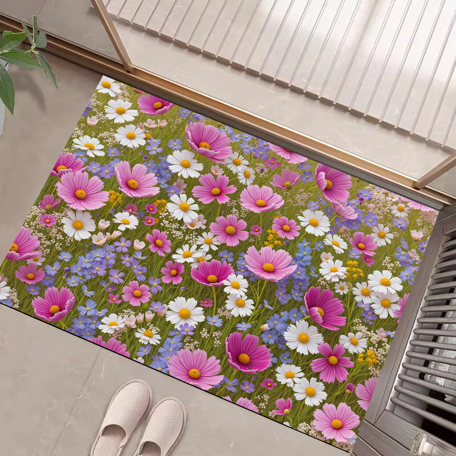 Tapis de porte facile à nettoyer pour en finir avec la saleté de l'entrée
