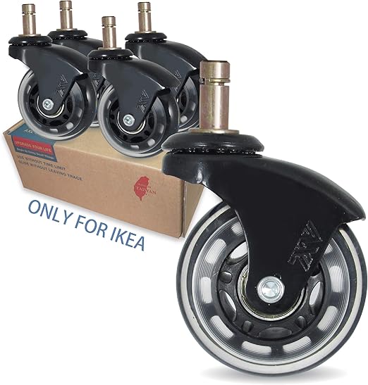 IKEA Office Chair Wheels Replacement for Hardwood Floor and