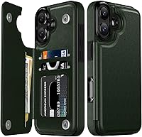 Vista 578 de LETO para iPhone 15 Pro Funda tipo cartera - Tapa tipo folio con patada - Diseños de moda - Tarjetero - Funda protectora para mujeres y niñas - 6.1