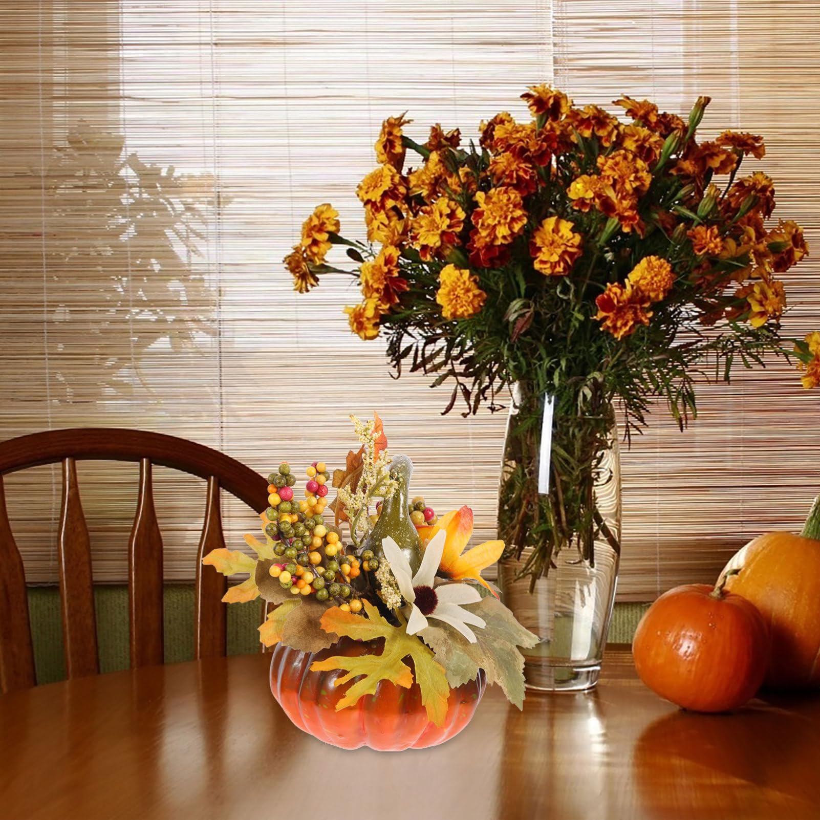 SEWACC Künstliche Kürbisdeko Qj703 aus Kunststoff für Herbstschmuck