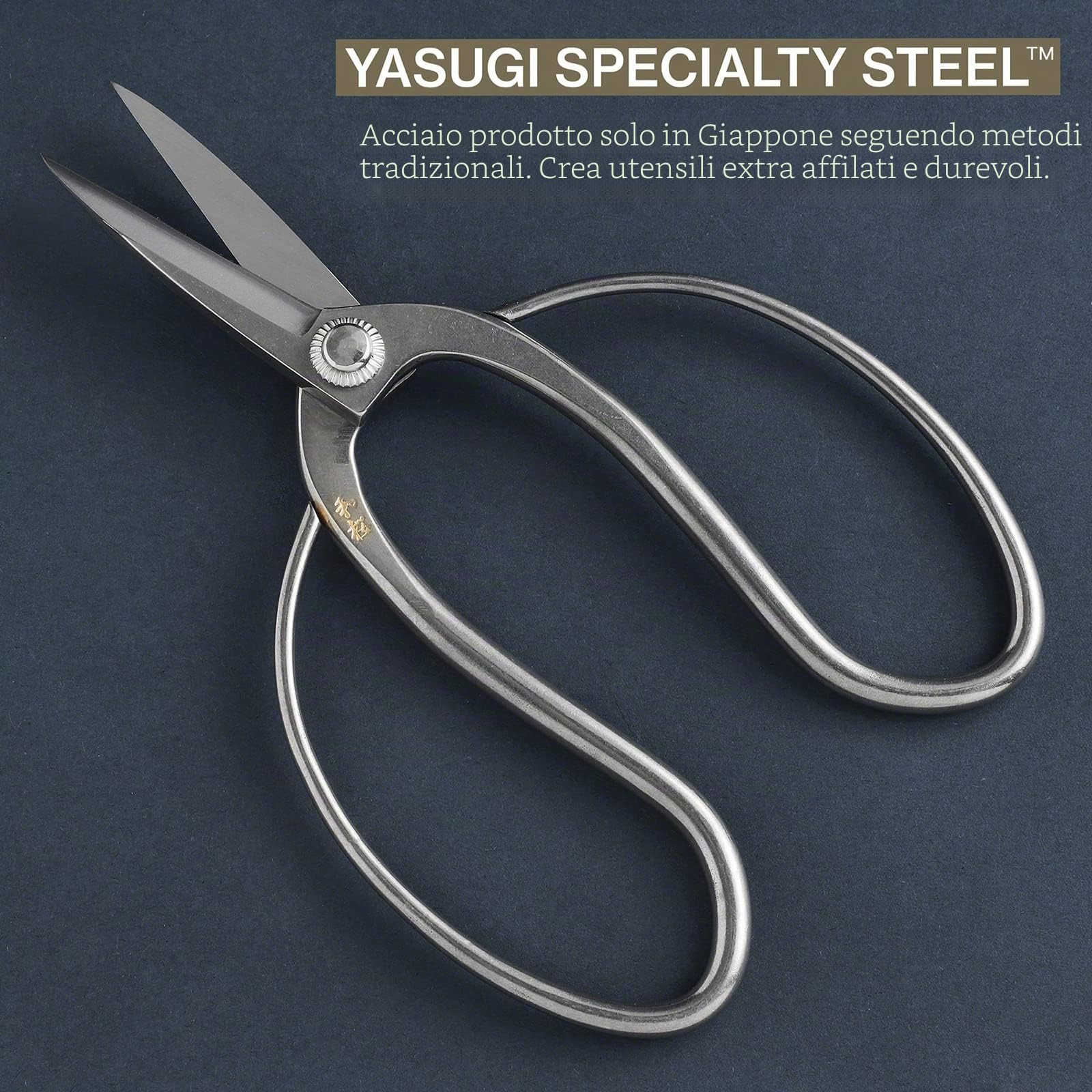 Wazakura Japan Forbici Tradizionali per Bonsai in Acciaio Inox Yasugi (180mm) Fatte in Giappone - Attrezzi da giardinaggio giapponesi