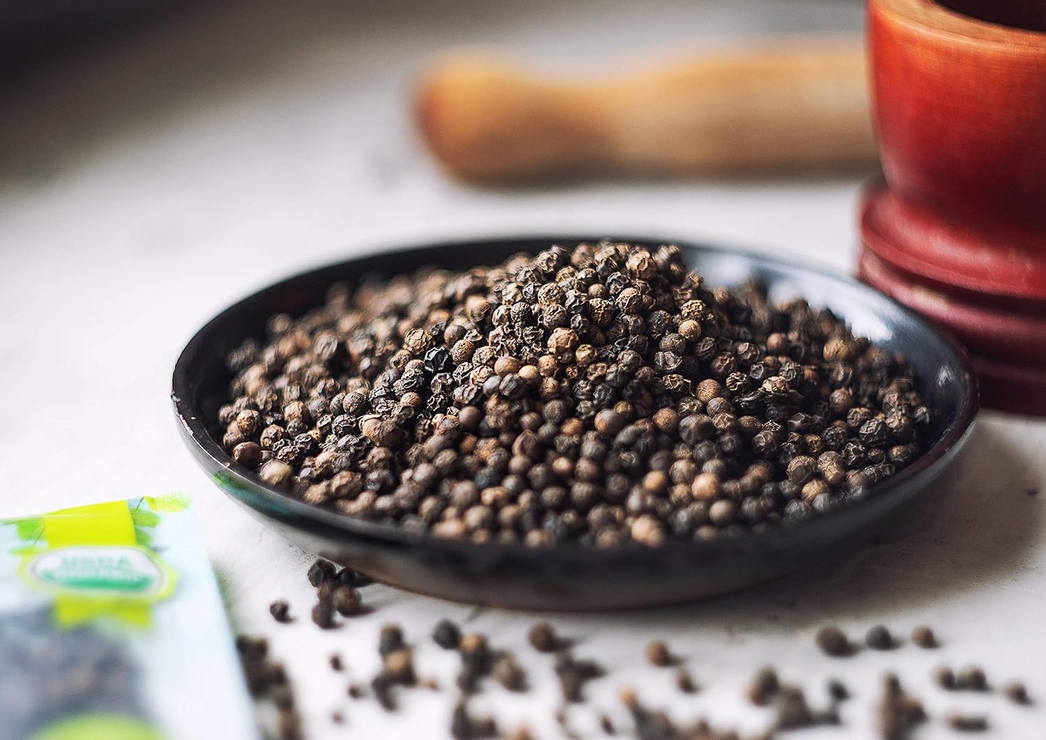 Food to Live Organic Black Pepper, 14 Pounds - Whole Dried Peppercorns, Non-GMO, Kosher, Vegan, Bulk, Great for Spicing and Seasoning, Perfect for Grinder Refill