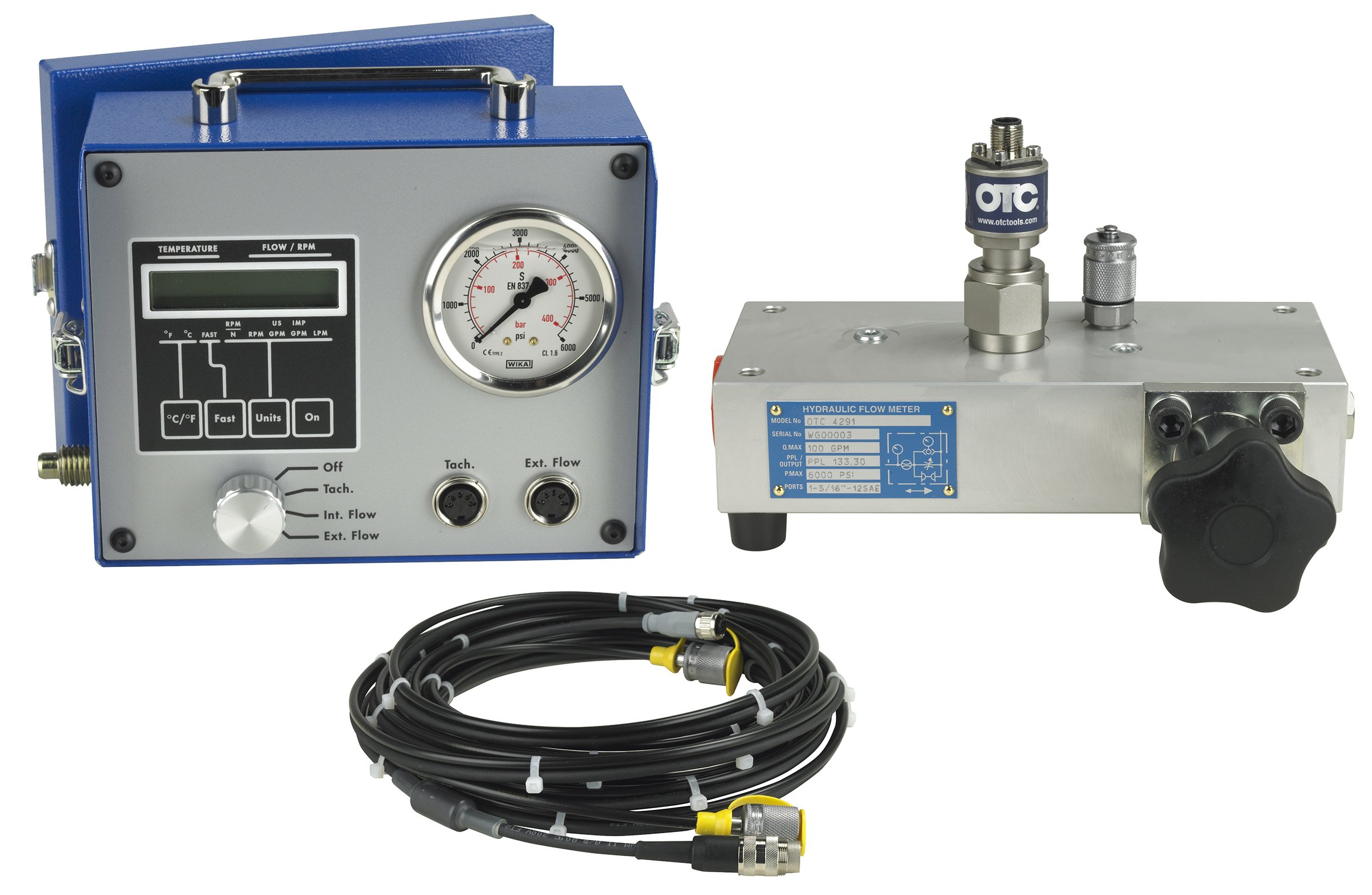OTC Tools 4285 100 GPM Digital Hydraulic Flow Test Kit