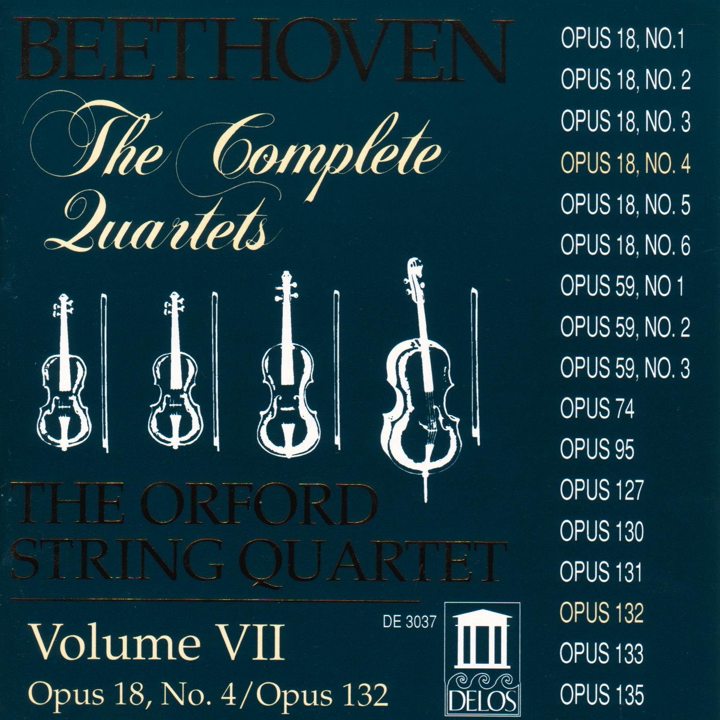 String Quartets Vol. VII (Orford String Quartet)
