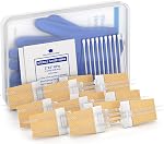 Zip Stitch Wound Closure Kit, Butterfly Bandages,Quick Clot for Easy Use, Surgical Quality,Emergency Laceration Closures Strips, Suture-Free Surgical Repairment, First Aid Wound Care (Yellow, 2)