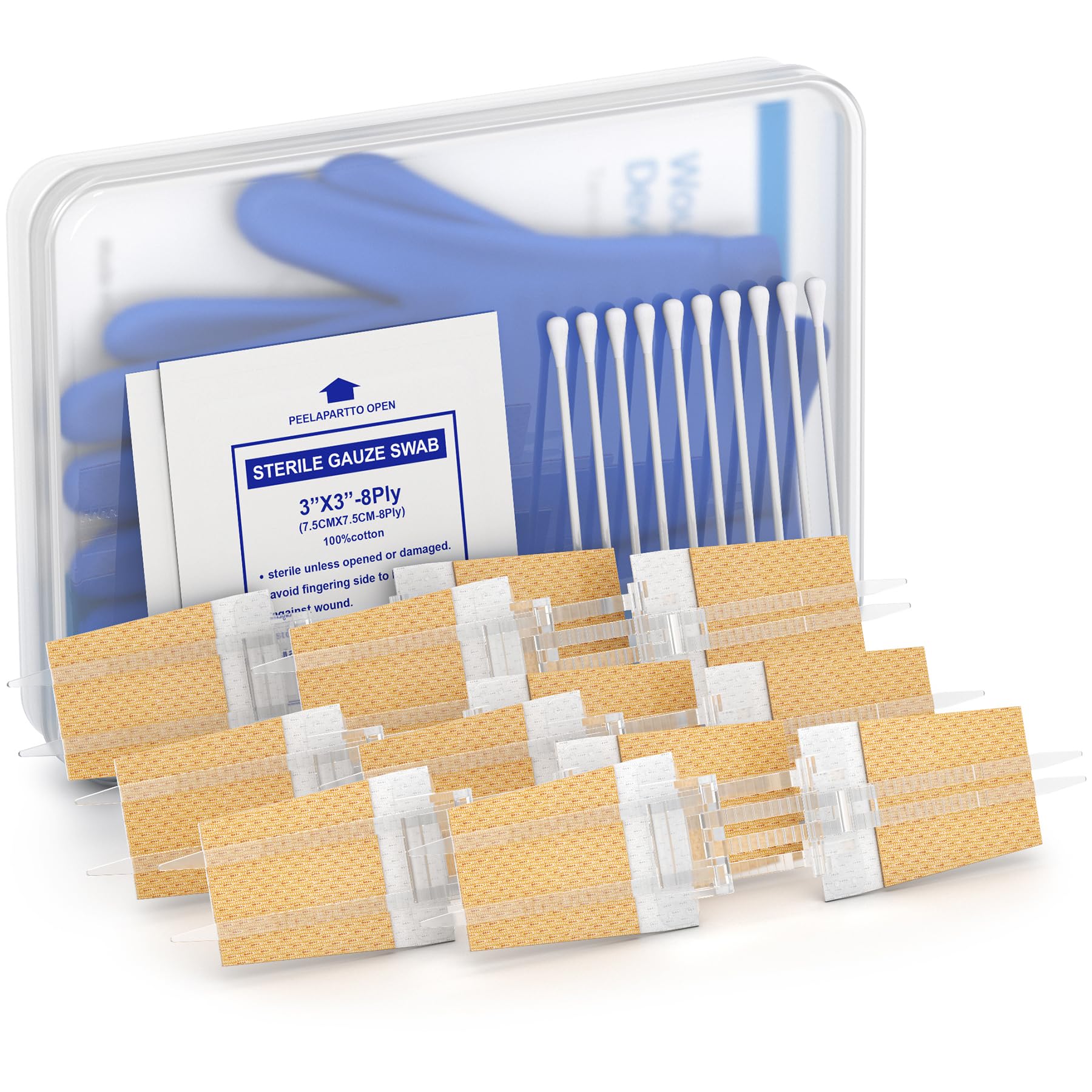 Amazon.com: Zip Stitch Wound Closure Kit, Butterfly Bandages,Quick