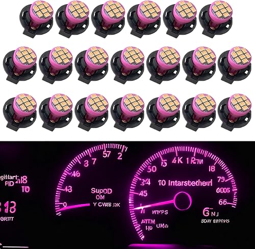 Miniatura 10 de 194 bombillas LED 168 175 2825 W5W T10 8-SMD chipsets verdes para instrumentos de tablero de automóvil, bombillas LED con enchufe de bloqueo