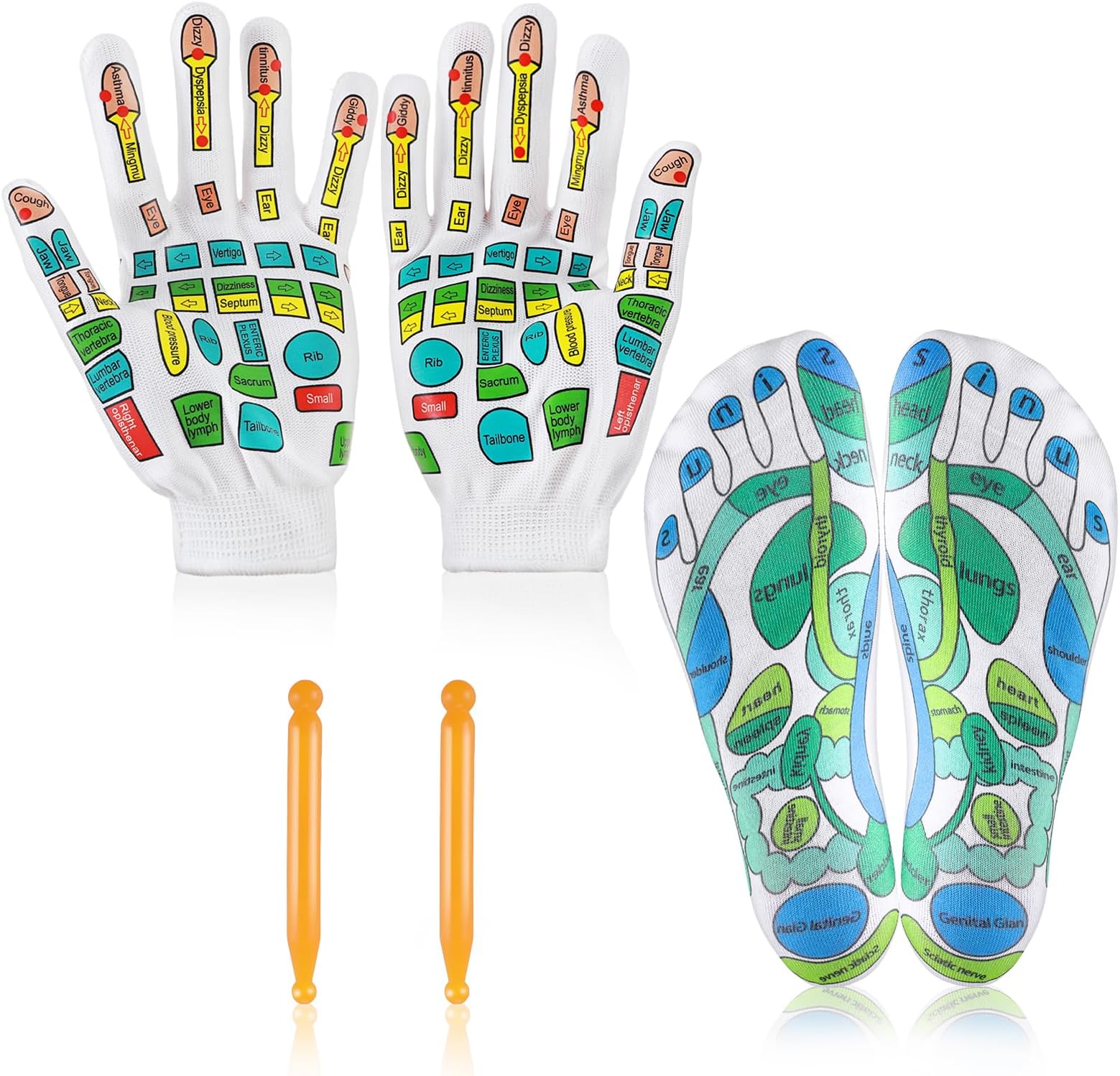 Amazon Abeillo Reflexology Socks Gloves Tools Set Acupressure amazon-abeillo-reflexology-socks-gloves-tools-set-acupressure