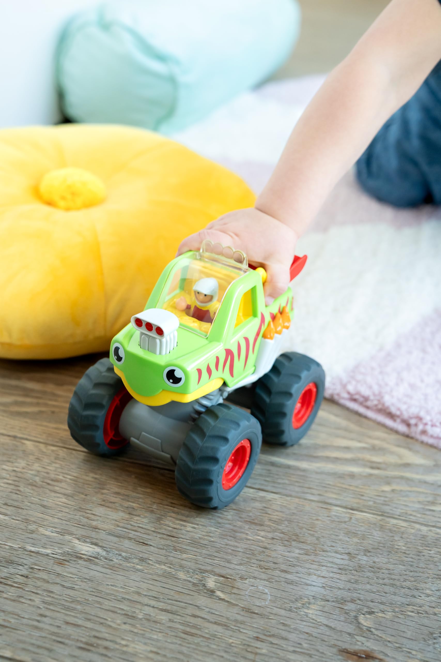 WOW Toys Mack Monster Truck,Green/Red/Yellow