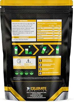 Pure Dextrose Monohydrate 1KG by XCelerate Nutrition, 1000g