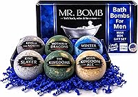 Vista 10 de Mr. Bomb Bombas de baño para el día de San Valentín para hombres, infundidas para la relajación de los hombres, regalo para él, baño masculino