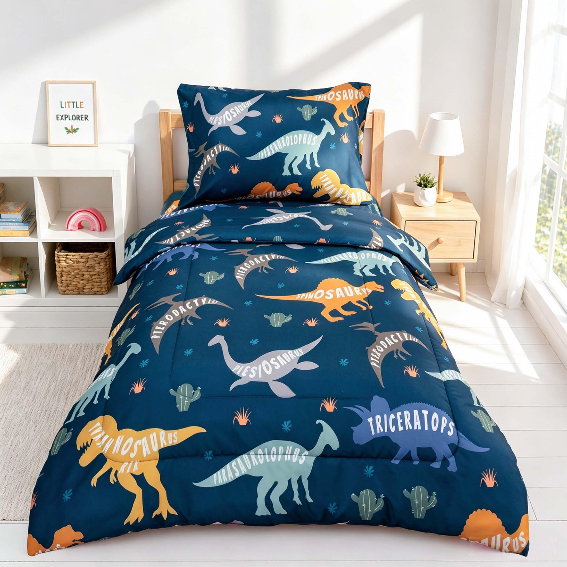 Primluna Toddler Bedding Set, Includes Ultra-Soft Plush Minky Comforter
